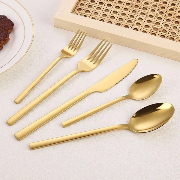 Stainless Steel Knife Fork And Spoon Cutlery Set